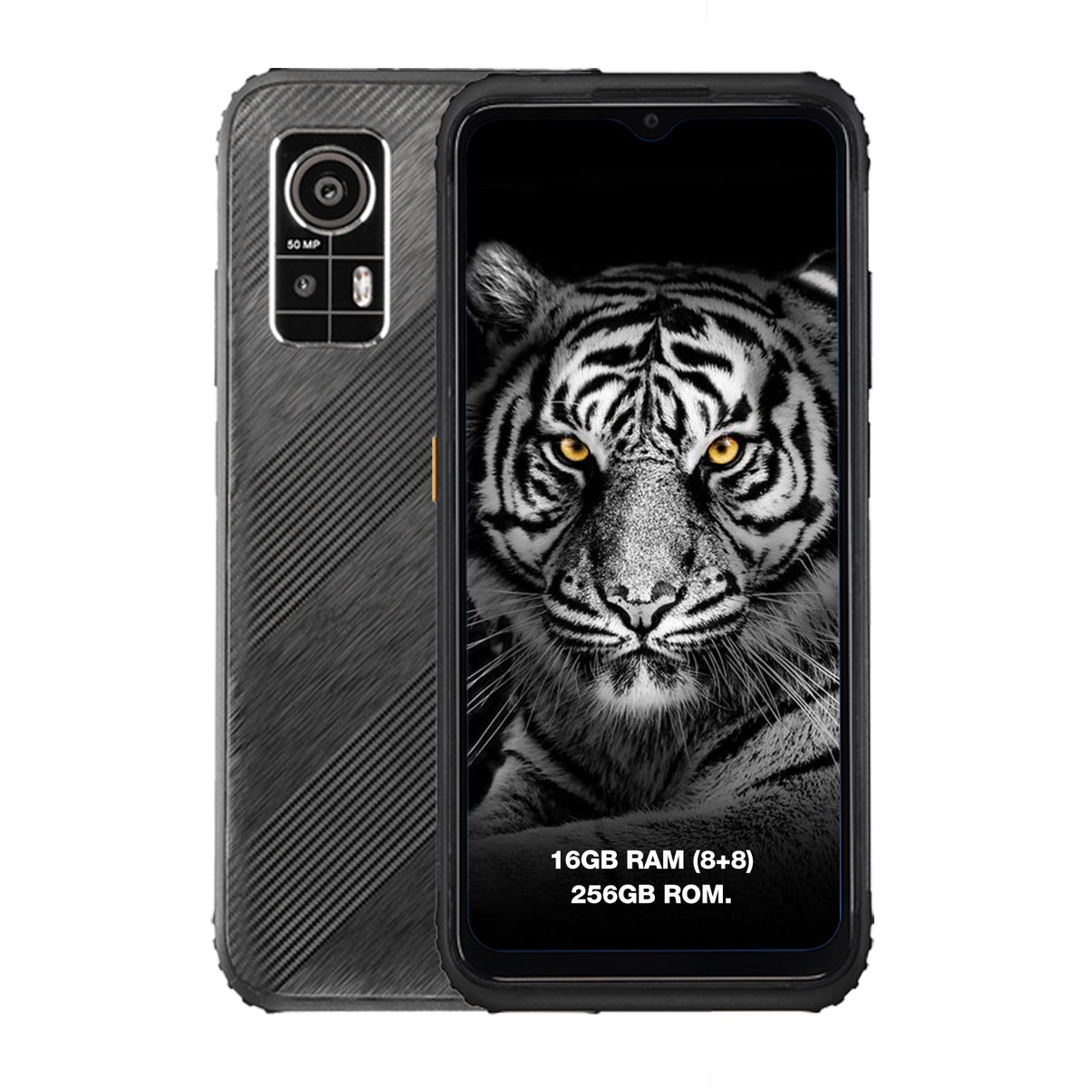 AGM H6 | Ultra-Thin | Rugged | 6.56-inch 90Hz Display | 8GB RAM + 8GB Virtual Expanded RAM + 256GB ROM | Android 13