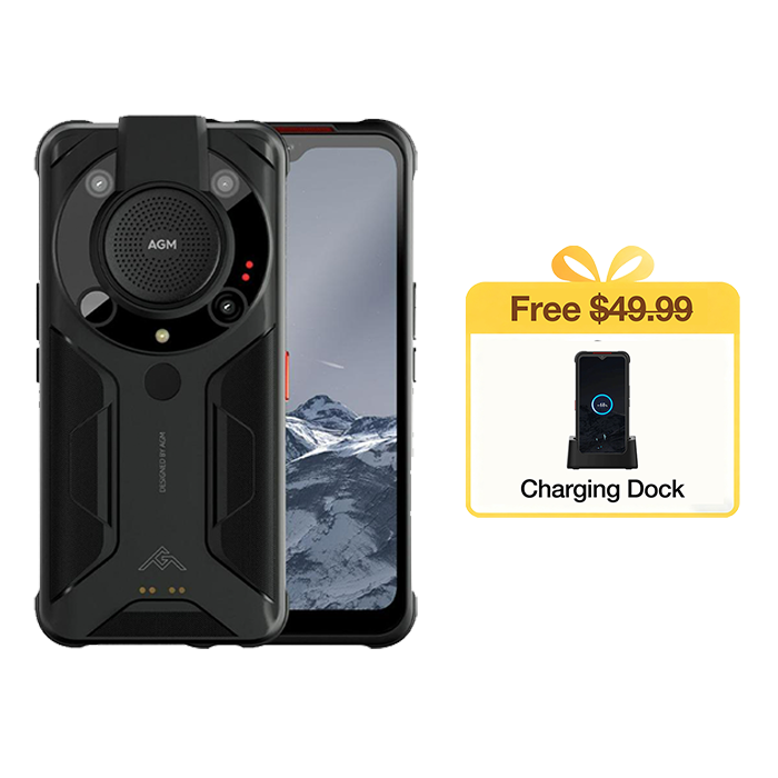 AGM Glory Pro | 5G Unlocked Rugged Smartphone | Top Thermal Camera Resolution: 256 x 192 Refresh Rate: 25 FPS