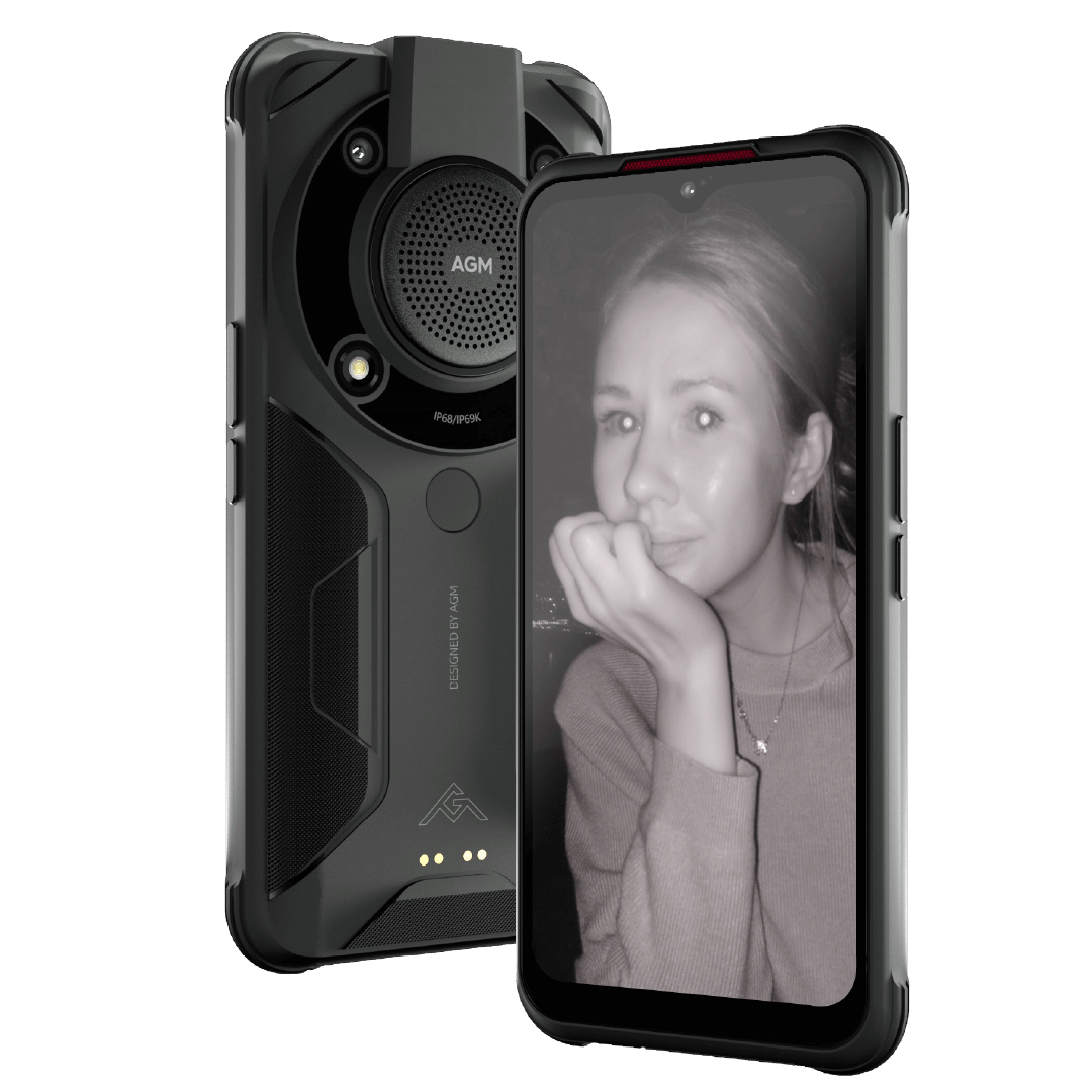 AGM Glory Pro | 5G Unlocked Rugged Smartphone | Top Thermal Camera Resolution: 256 x 192 Refresh Rate: 25 FPS | US Warehouse