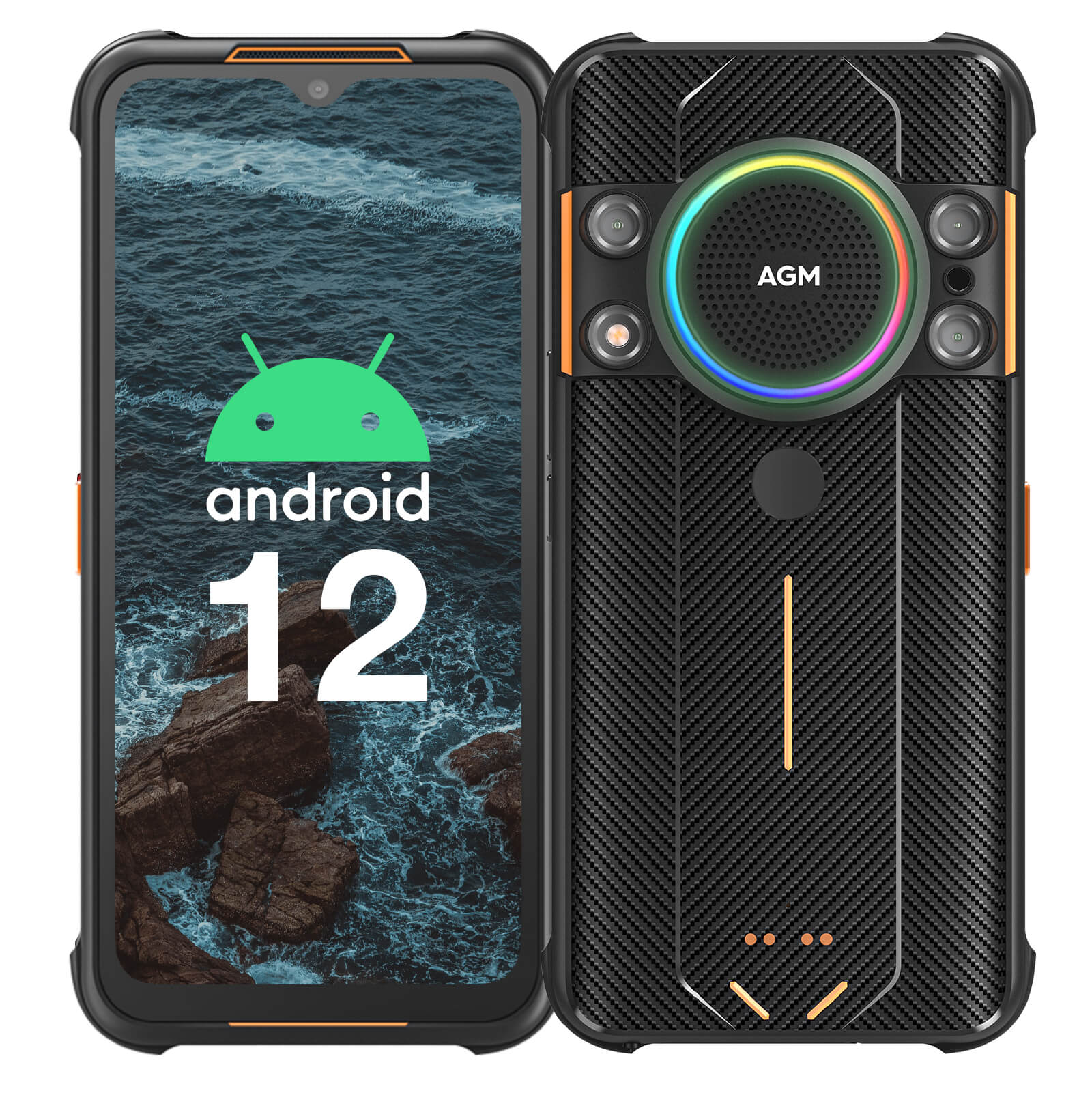 AGM H5 | Android 12 | Rugged Smartphone | 109dB Loudest Speaker | US Warehouse