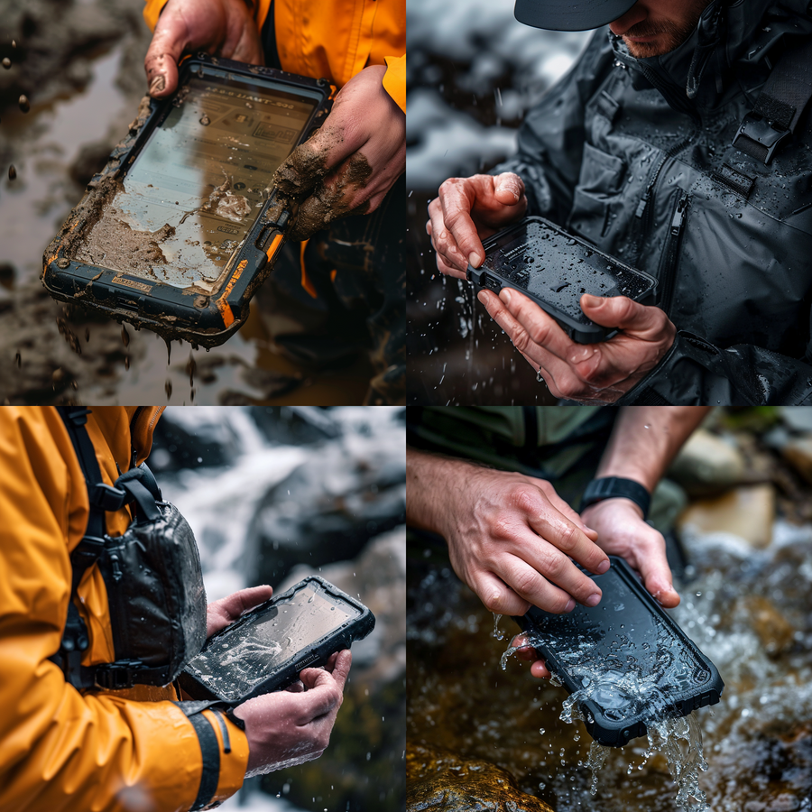 Button Rugged Device Understanding Rugged Device Certifications: IP68, IP69K, MIL-STD-810H,