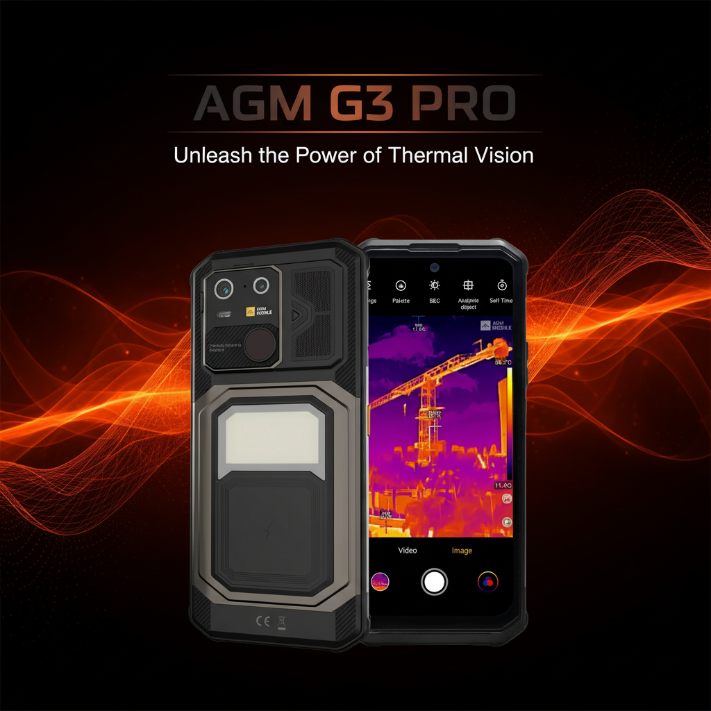 AGM G3 PRO Thermal Imaging Rugged Smartphone - Professional-Grade Mobile Device for Extreme Environments