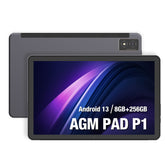 AGM PAD P1 | 4G LTE Waterproof & Drop Proof Tablet | Powerful Chipset | Lightweight | 2K Resolution Display | Big Battery | Android 13