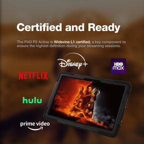 AGM PAD P2 Active | 4G LTE | Rugged Tablet | Removable Case | Widevine L1 | Helio G99 | Android 14