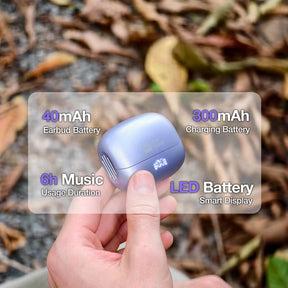 AGM Open Buds 1 | Open-Ear Design | 25+3dB ANC | 6H Playtime | IPX4 Water Resistance