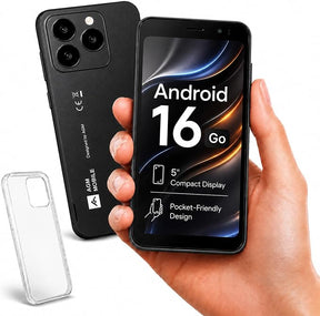 AGM NOTE N2 | 4.96" Small Android Smartphone | Removable Battery | Android 16 Go | Pocket-Friendly Design | IP54 Splash Protection