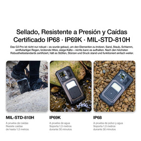 AGM G3 PRO | Teléfono Inteligente Resistente con Cámara Térmica | 12GB+512GB | Batería 10000mAh | Pantalla 120Hz | MIL-STD-810H