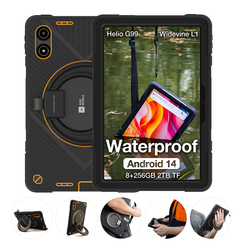 Hey Rugged The Padding AGM PAD P2 Active | 4G LTE | Rugged | Removable Case | Widevine L1 | H