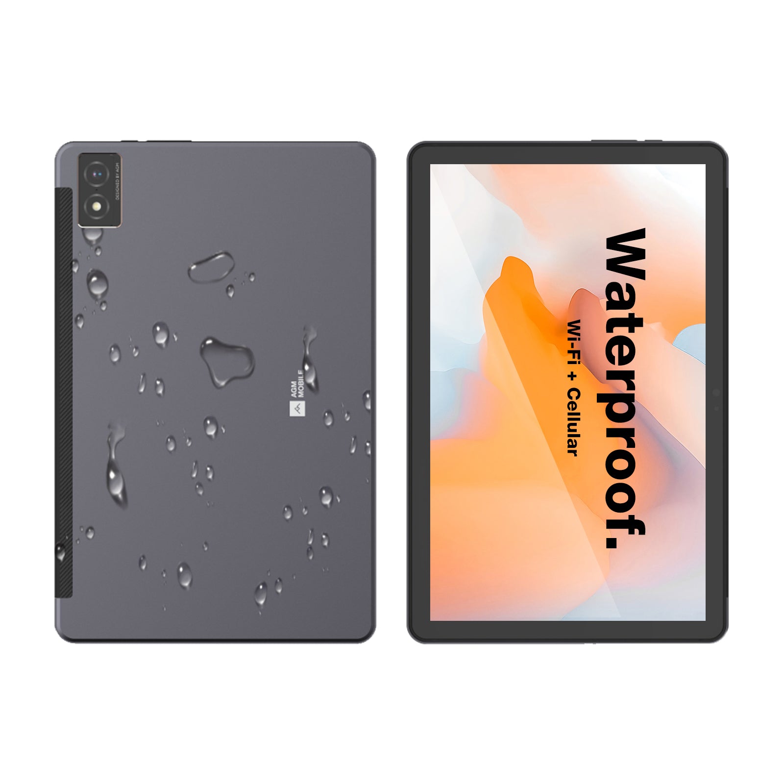 AGM PAD P1 | 4G LTE Waterproof Tablet | Powerful Chipset | Lightweight | 2K Resolution Display | Big Battery | Android 13