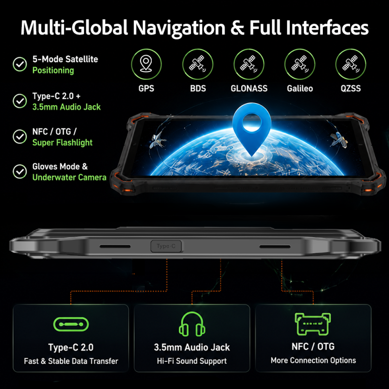 Pre-Order | AGM PAD P3 | 8.68" Compact Rugged Tablet | Helio G99 | IP68/IP69K | Waterproof | 120Hz Display | eSIM | Android 16