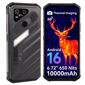 Pre-Order | AGM X7 Pro | Thermal Imaging Rugged Smartphone | 512×384 Thermal Resolution | 6GB+256GB | 10000mAh Battery | IP68/IP69K | Wireless Charging | Android 16 | eSIM