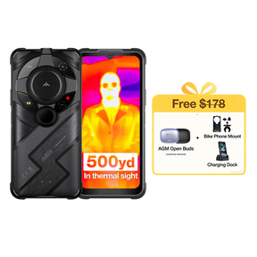 AGM G2 Guardian | 5G Unlocked Rugged Smartphone | Thermal Monocular Long Detection Range: 500m/yd | 10 mm Objective Lens