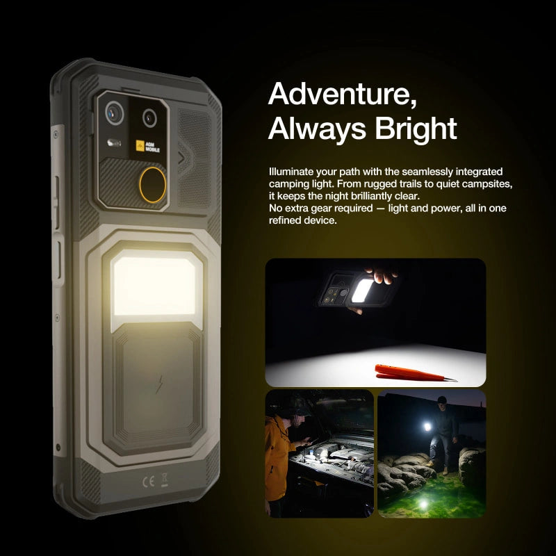 Pre-Sale | AGM G3 | Rugged Smartphone | 12GB+512GB | 10000mAh Battery | 5W Speaker 116dB  | 50MP Front Camera | 120Hz Display | IP68 IP69K | Wireless Charging