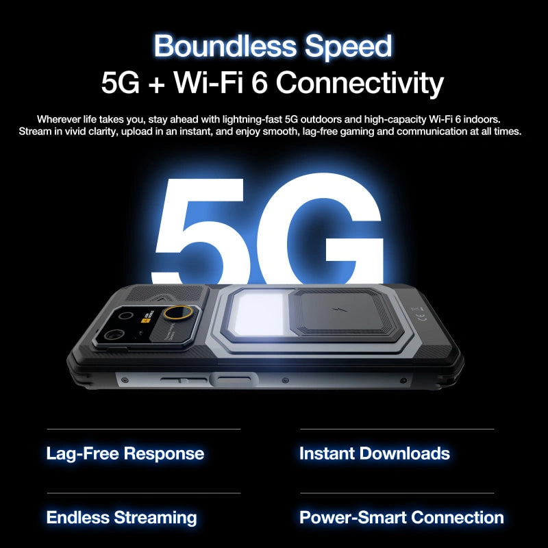 Pre-Sale | AGM G3 | Rugged Smartphone | 12GB+512GB | 10000mAh Battery | 5W Speaker 116dB  | 50MP Front Camera | 120Hz Display | IP68 IP69K | Wireless Charging
