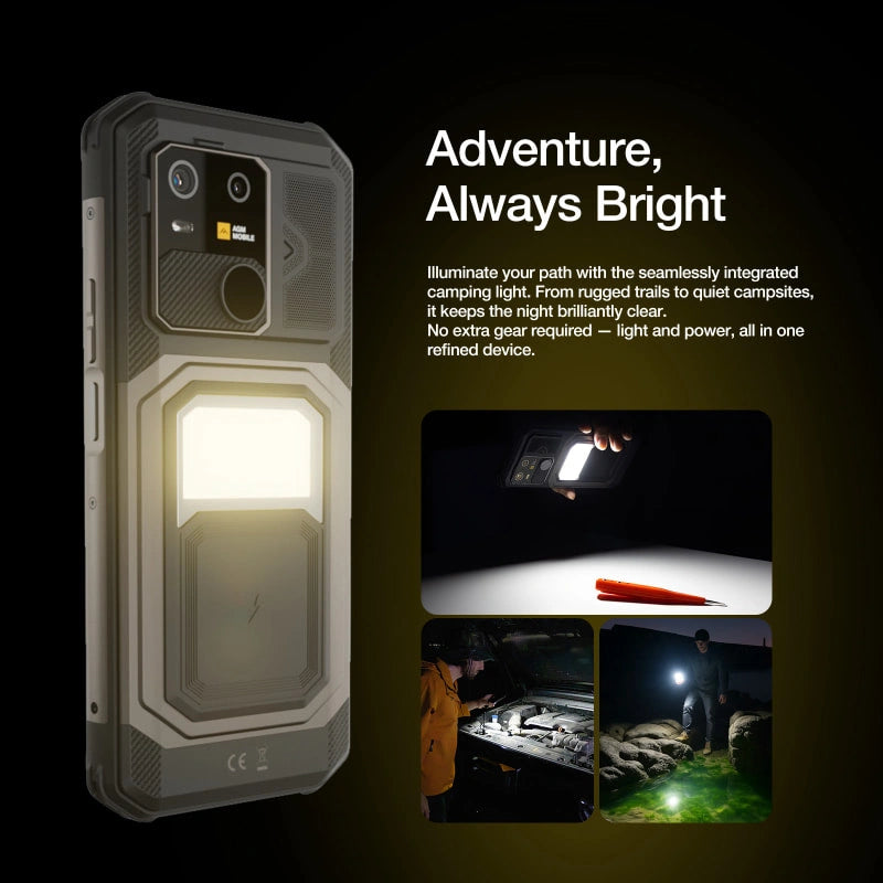 AGM G3 PRO | Thermal Imaging Rugged Smartphone | 12GB+512GB | 10000mAh Battery | 5W Speaker 116dB | 120Hz Display | MIL-STD-810H | Wireless Charging