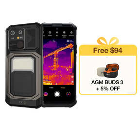 AGM G3 PRO | Thermal Imaging Rugged Smartphone | 12GB+512GB | 10000mAh Battery | 5W Speaker 116dB | 120Hz Display | MIL-STD-810H | Wireless Charging