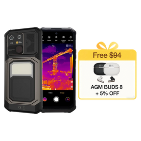 AGM G3 PRO | Thermal Imaging Rugged Smartphone | 12GB+512GB | 10000mAh Battery | 5W Speaker 116dB | 120Hz Display | MIL-STD-810H | Wireless Charging