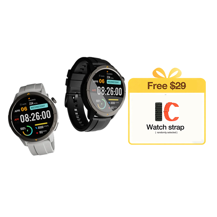 AGM Legion | Rugged | AMOLED | Health Monitoring | Multi-Sport | 5 ATM | Long Lasting Battery | GPS | Compass