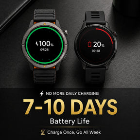 AGM Legion 2026 | Rugged Smartwatch with Magnetic Strap | AMOLED | GPS | Bluetooth Calling | 5ATM