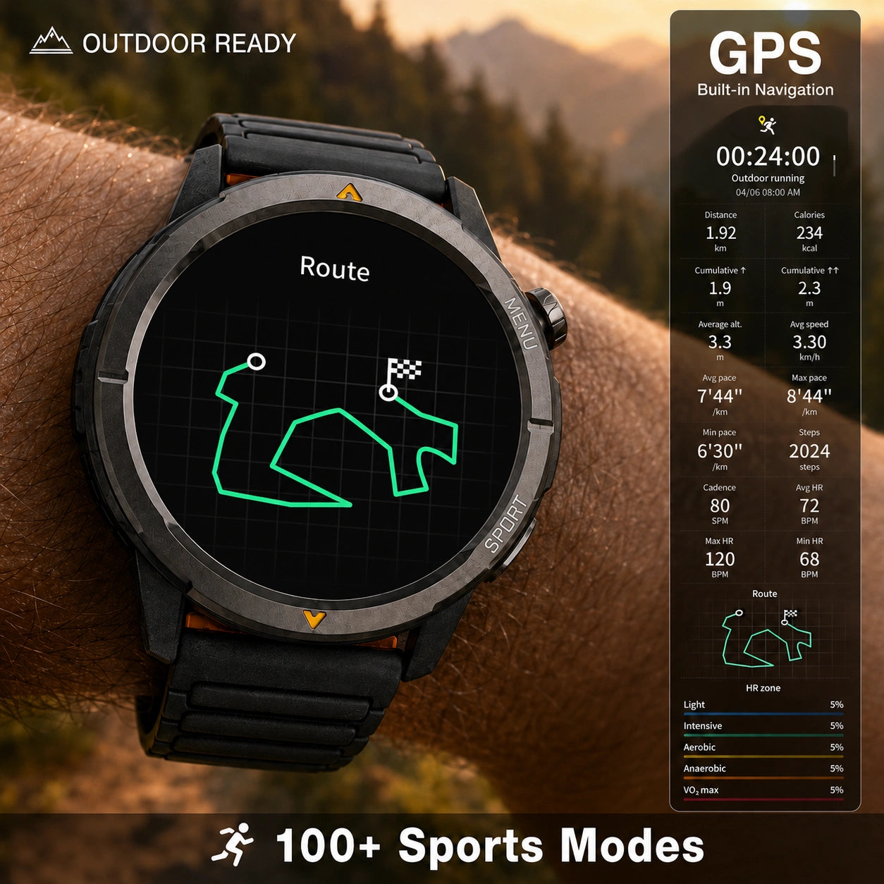AGM Legion 2026 | Rugged Smartwatch with Magnetic Strap | AMOLED | GPS | Bluetooth Calling | 5ATM