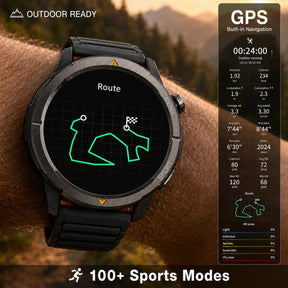AGM Legion 2026 | Rugged Smartwatch with Magnetic Strap | AMOLED | GPS | Bluetooth Calling | 5ATM