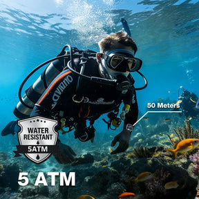 AGM Legion 3 | Smart Watch | OLED Display | 500mAh Battery| Bluetooth Call | Heart Rate Monitor | 5ATM Waterproof | LED Flashlight | Square Rugged Sport Watch