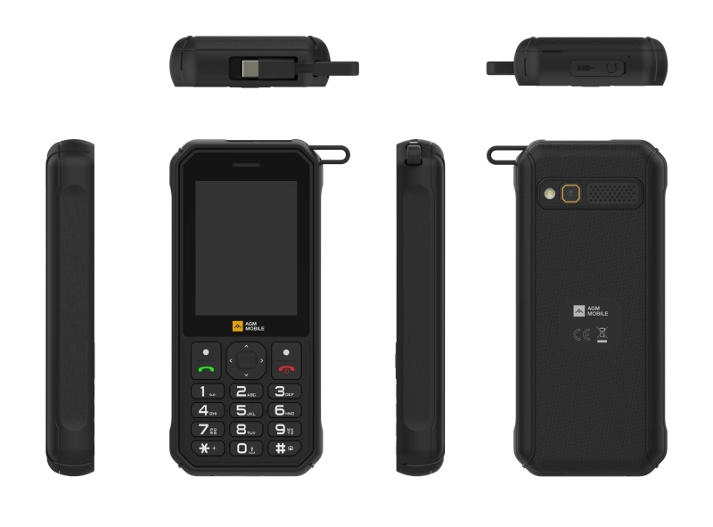 Pre Sale | AGM M11｜Rugged Power Bank Phone｜Wired Reverse Charging｜4G LTE｜4000mAh Battery｜WiFi Hotspot｜FM Radio｜3.5mm Jack｜IP68&IP69K | WaterProof