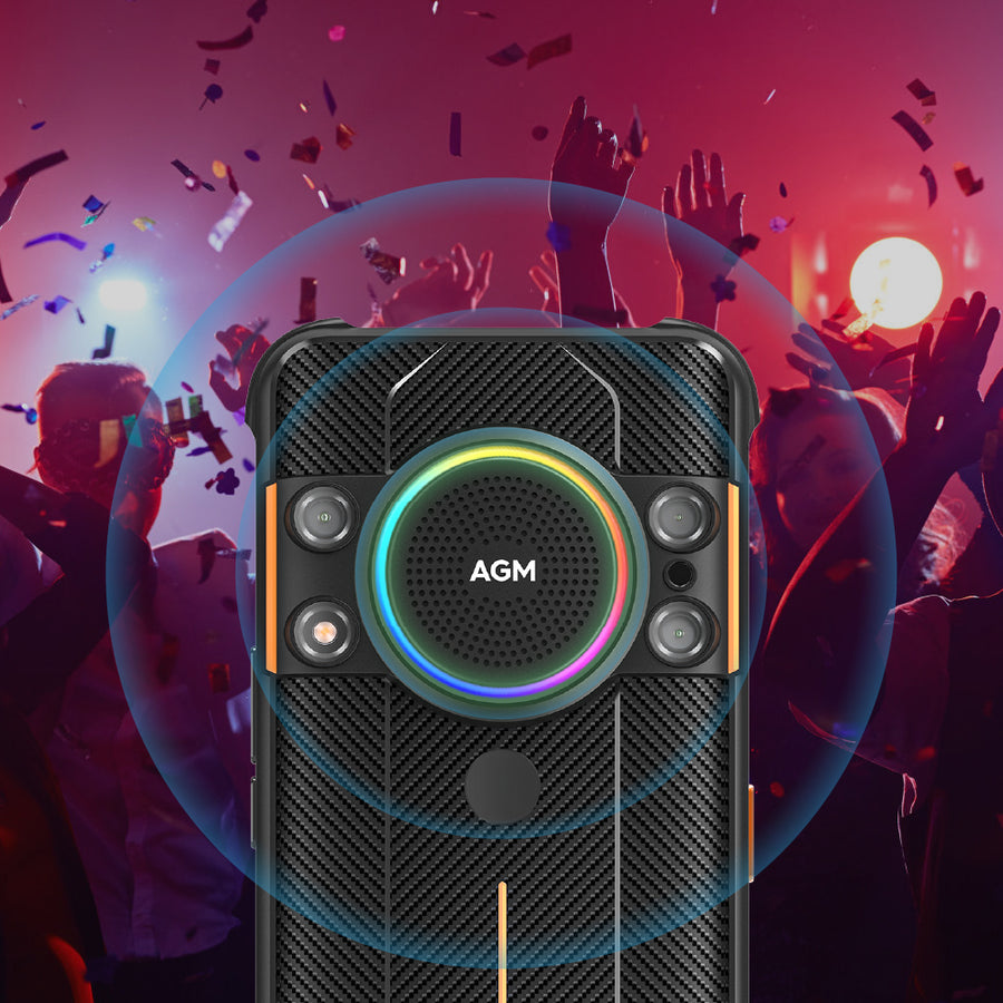 AGM H5 Android 12 Rugged Smartphone 109dB Loudest Speaker US W