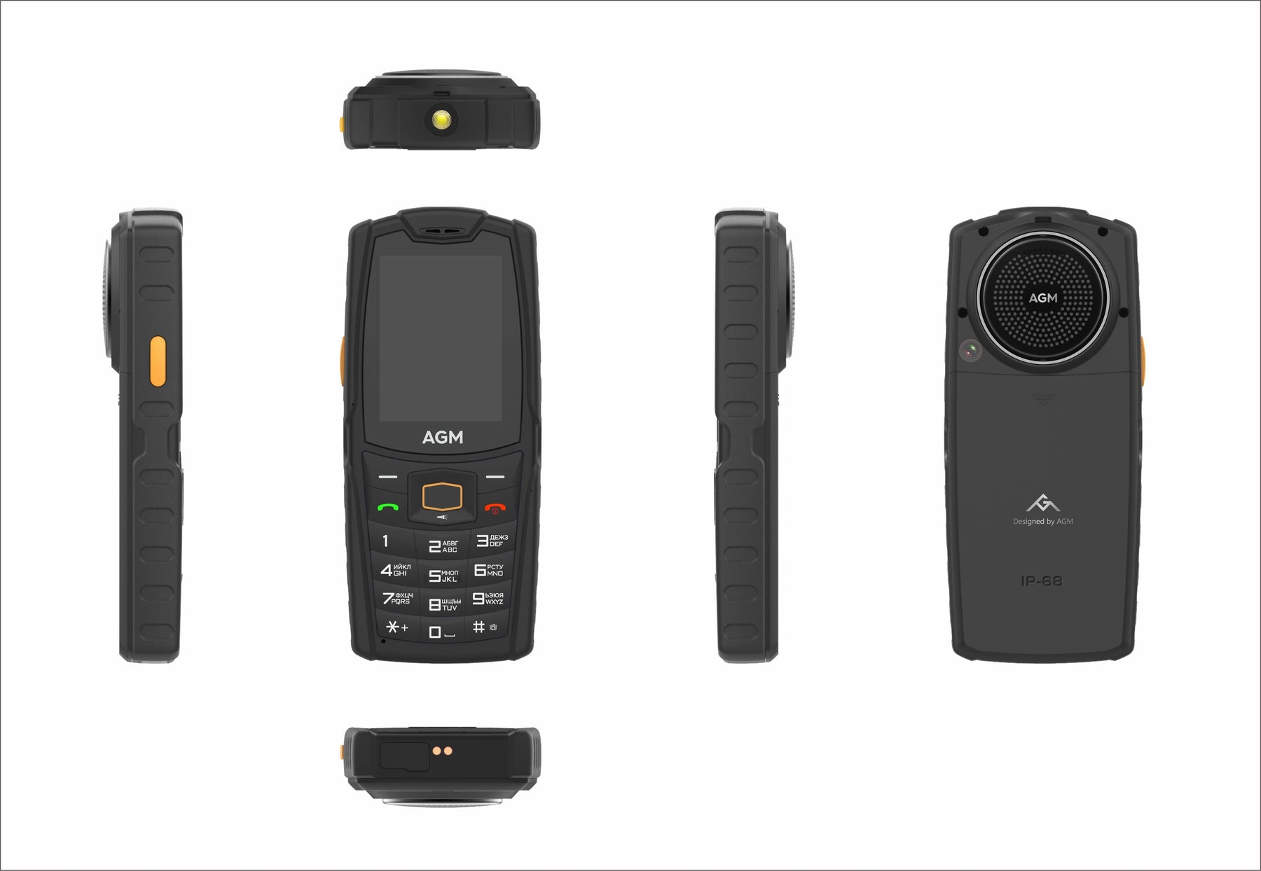 AGM M6 4G Rugged Phone 2.4'' Screen 48MB+128MB Unlocked Cell Phone - RU  Version Wholesale